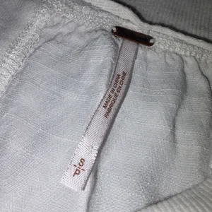 Free People Ivory Gold Duster Oversized Sweatshirt Top Small thumbnail 8