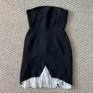 Zara Black and White Cocktail Dress thumbnail 1