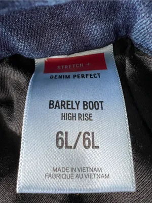 Express Dark Blue Boot Cut Jeans thumbnail 7