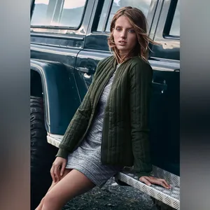 NWT Fabletics Pisa Puffer Jacket in Dark Olive Green Size‎ Extra Large thumbnail 10