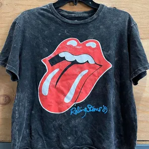The-rolling-stones Women's Black and Grey T-shirt thumbnail 1