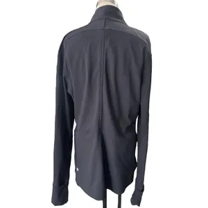 Lululemon Sleek Essentials Jacket Womens Size 12 Black Athletic Outdoor Luxtreme thumbnail 6