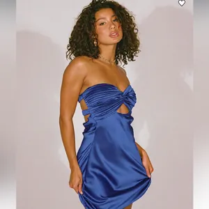 Princess Polly - Shellie Mini Dress Blue thumbnail 4