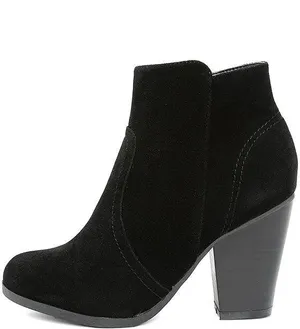 Lulu’s Aubrey Black Suede Ankle Booties thumbnail 3