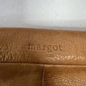Margot Adelle Versatile Hobo Purse Brandy Brown Leather Crossbody‎ Shoulder Bag thumbnail 6