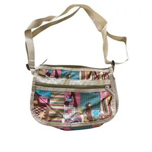 LeSportsac Crossbody‎ Bag Multi Color Fun Graphic Print Adjustable Strap thumbnail 2