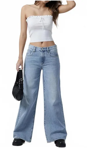 PacSun Lena Low Rise Super Baggy Jeans Indigo NWT Size 34 thumbnail 1