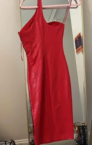 Amanda Uprichard Amanda Uprichard - Mckay Dress - Red thumbnail 5
