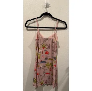 URBAN OUTFITTERS Spaghetti Straps Island Paradise Mini Dress thumbnail 6