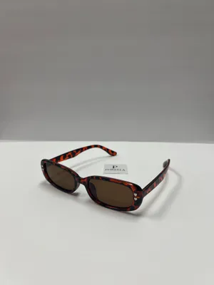 90s small retro sunglasses/ leopard 90s sunglasses Red thumbnail 2