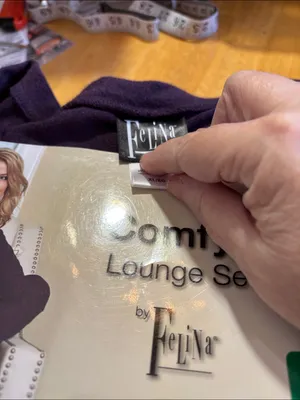 Felina Comfyz Lounge Set - Deep Purple XL NIP thumbnail 3