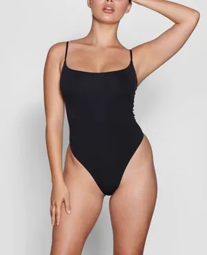 SKIMS Fits Everybody Cami Bodysuit Black NWT small thumbnail 1