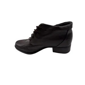 Sporto Brown leather lace-up ankle‎ boots with a square toe Women's Size 6.5M thumbnail 7
