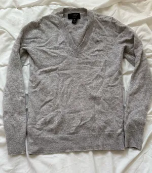 Nordstrom Light grey cashmere sweater thumbnail 1