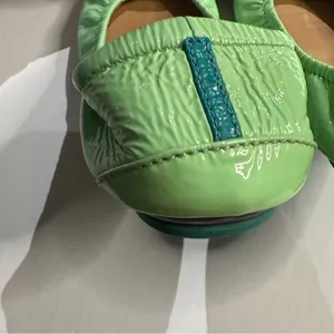 TIEKS Mint Patent Leather Ballerina Flats 7 limited sold out online thumbnail 7