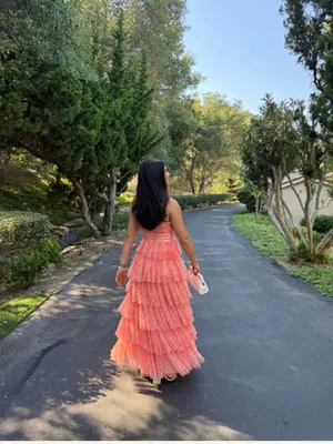 Hutch The Monaco Gown in Peach thumbnail 2