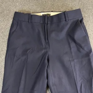 J.Crew‎ Navy Blue Wool Blend Straight Leg Dress Pants Trousers Womens Size 6 thumbnail 8