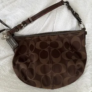 Coach Shoulder Bag Vintage Brown thumbnail 2