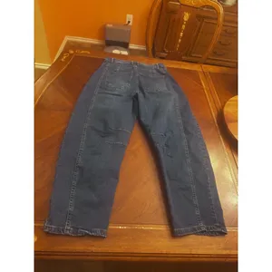 American Eagle Unbranded Barrel Jeans Womens Size L thumbnail 11