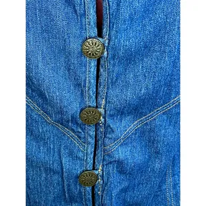 vest jersey textured blue 1980s thumbnail 7