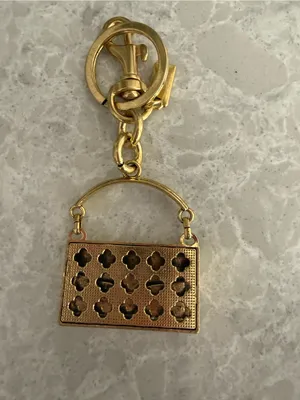 Gold Mini Purse Keychain Charm thumbnail 3