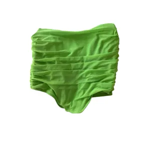 Steve Madden Strapless Mesh Corset Top Women's‎ Size Medium Green Neon Bright thumbnail 3