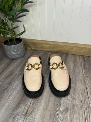 Circus NY by Sam Edelman Womens Light Pink with Gold Evangeline Heeled Mule 8 thumbnail 5