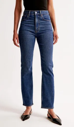Abercrombie Ultra High-Rise Straight Jeans thumbnail 2