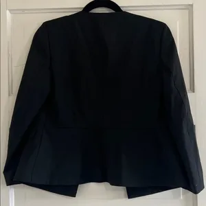 Ann Taylor Black Blazer Modern Minimalist Suit Jacket thumbnail 4