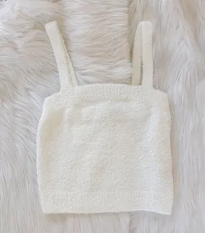 Forever 21 White super soft crop top and highwaist highrise short set, brand new with tag thumbnail 3