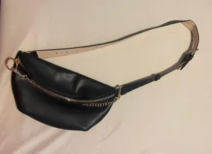 H&M Black Crossbody Fanny Pack thumbnail 1
