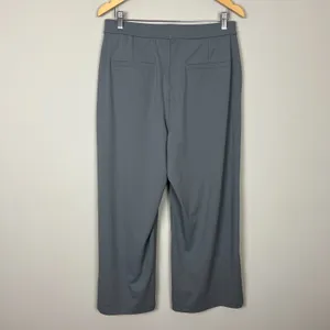 Halara High Waisted Pocket Straight Leg Work Pants Womens‎ PL Petite Large Gray thumbnail 7