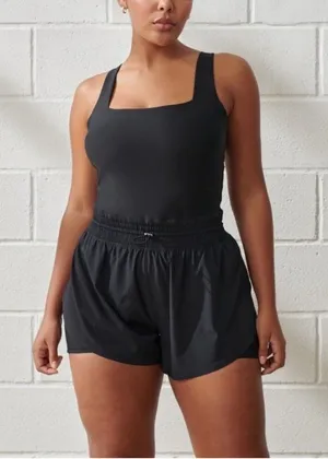 Abercrombie YPB sculptLUX Hybrid Flyaway Romper thumbnail 1