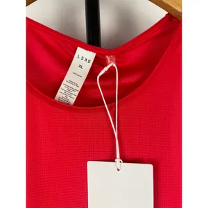 LSKD Womens Red Pace‎ Running Activewear Tank Top XL NWT Performance Gym Shirt thumbnail 3