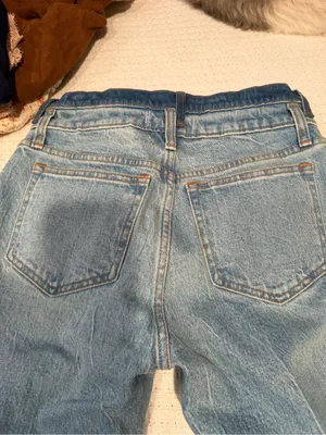 Abercrombie & Fitch Light Blue Bootcut Jeans thumbnail 4