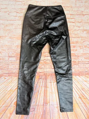 bp Black Faux Leather-Look Leggings thumbnail 6