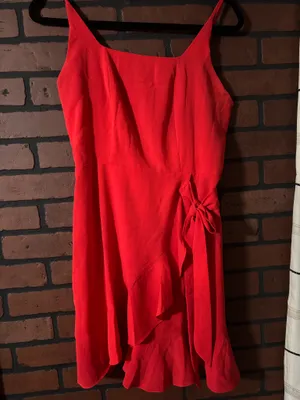 Amazon Wrap Dress Red thumbnail 2