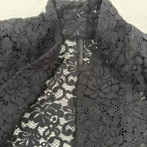 Zara Elegant Black Lace Blazer thumbnail 9