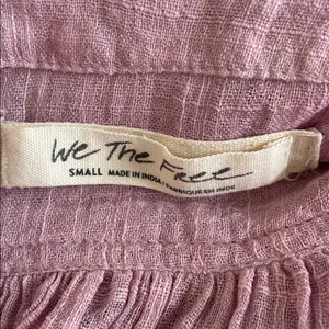 Free People Safari Sheer Wrap Top in mauve thumbnail 6