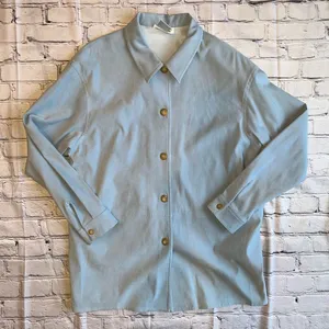 Y2K Talbots Vintage Unlined Coat Large Lightweight thumbnail 1