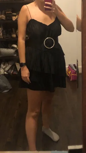 ZARA Black Dress Mini thumbnail 3