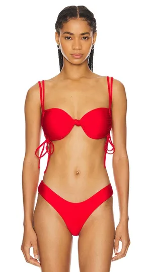 LPA Red Tia Top‎ and matching bottoms size small thumbnail 1