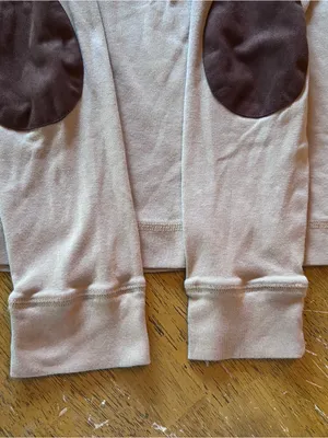 Lauren Ralph Lauren Beige Sweater with Brown Elbow Patches thumbnail 7