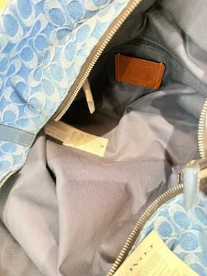 coach Small Tour Tote Bag In Signature Denim cdf24 thumbnail 4