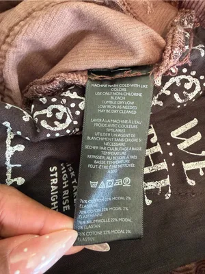 We The Free Free People Risk Taker High Rise Straight Leg Cords in Chocolate Truffle Size 29 thumbnail 6