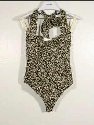 Free People X revolve NWT Talk Back Bodysuit Size Medium thumbnail 9