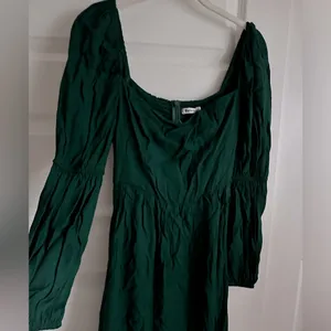 Reformation‎ Mica Emerald Green Long Sleeve Square Neck Midi Dress NWT 2 thumbnail 5