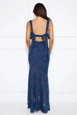 Hello Molly Maxi Dress Navy thumbnail 4