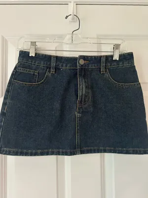 Peppermayo maysa low rise denim mini skirt thumbnail 3