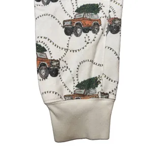 American Eagle XS Christmas Tree Car Jogger Sweatpants‎ Fleece Holiday Lounge thumbnail 5